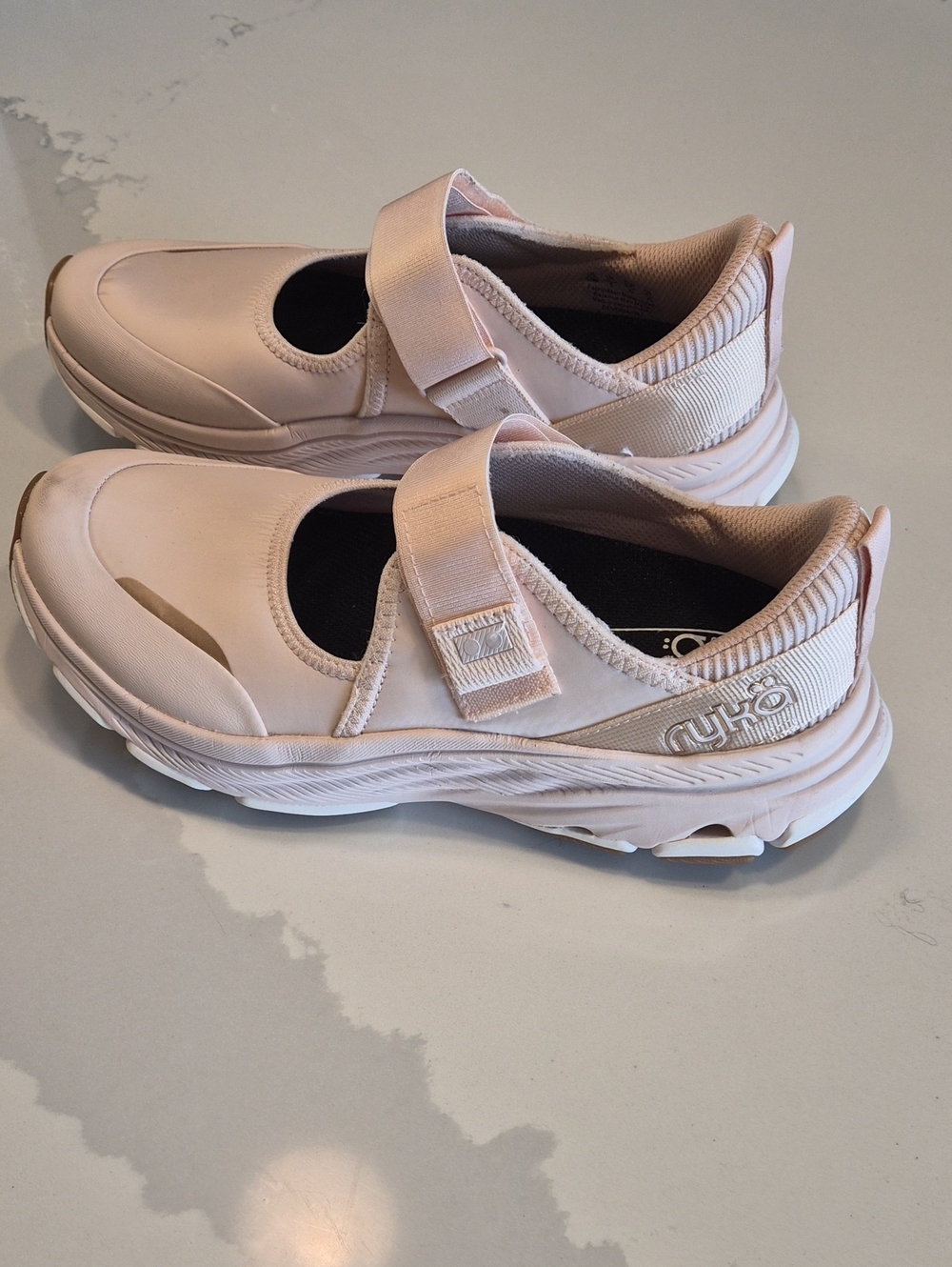 Ryka Women's Light Pink Mary Jane Athletic Sneakers